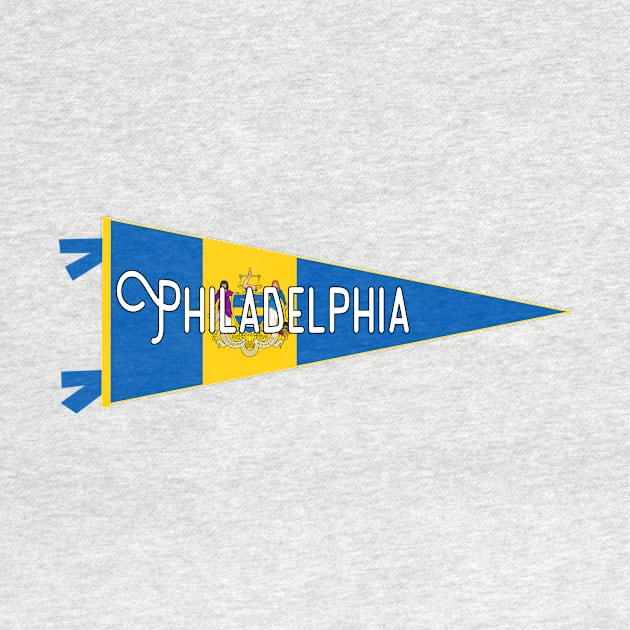 Philadelphia Flag Pennant by zsonn